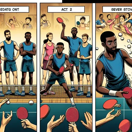 как правильно подавать мяч в настольном теннисе