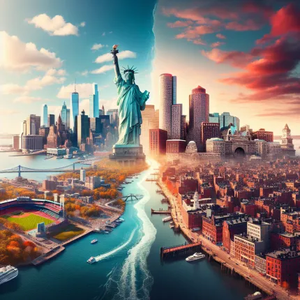 Нью-Йорк и Бостон: Два Великих Города Восточного Побережья США